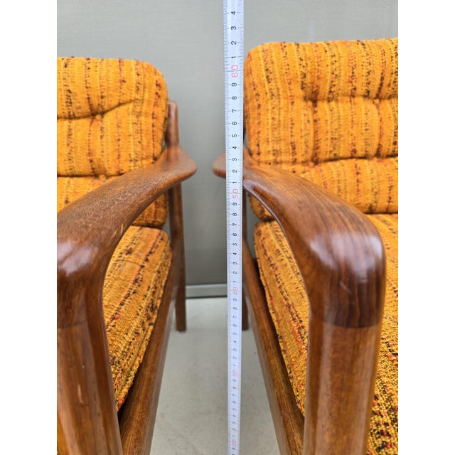 Scandinavian Modern Teak Lounge Chairs, Denmark, 1970s, Set of 2 For Sale - Image 4 of 14