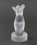 Late 20th Century Lalique "Chrysis" Frosted Crystal Sculpture For Sale - Image 5 of 9