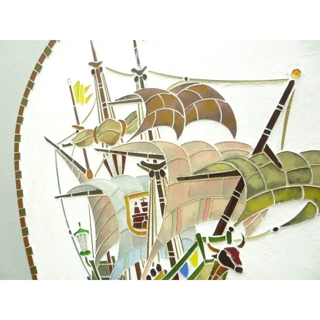 Glass Mosaic from Mosaik-Atelier D. Schultz Hamburg, 1950s For Sale - Image 6 of 13