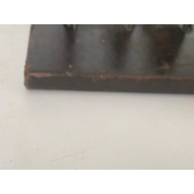 Desk Letter Holder in Black, France, 20th Century For Sale - Image 4 of 11