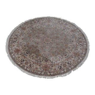1980s Oriental Style Approx. 8x8 Center Hall Rug For Sale