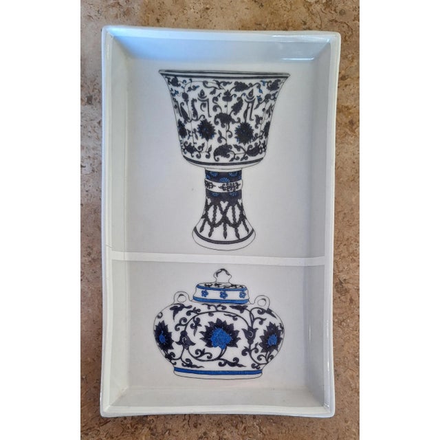 LastCHANCE!Vintage Fabienne Jouvin Paris Trinket Tray For Sale - Image 11 of 11