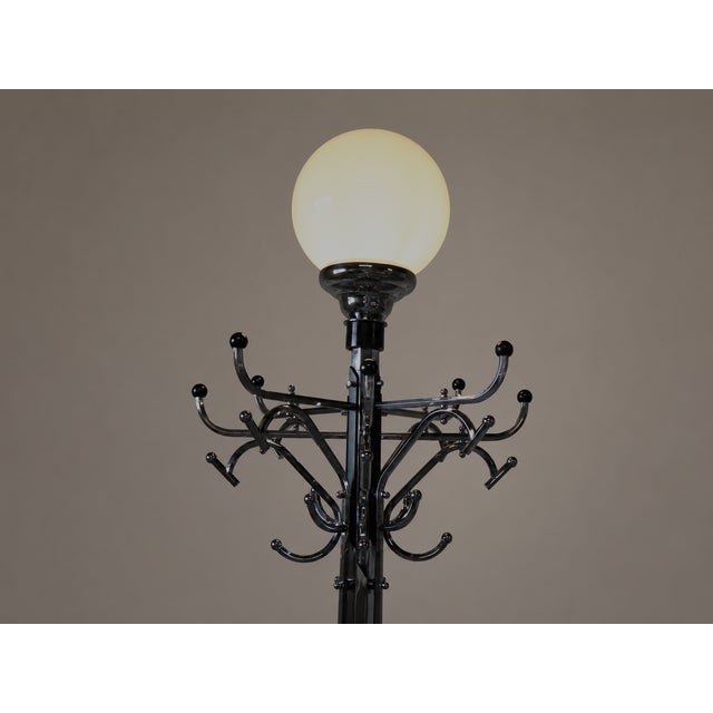 Large Art Deco Coat Rack/Floor Lamp, 1920s For Sale - Image 13 of 15