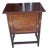 Vintage Smoking Table W/Drop Front Door For Sale