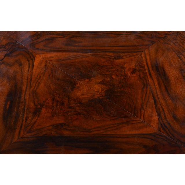Brown Art Deco Dinig Set in Caucasian Walnut, 1920s, Set of 7 For Sale - Image 8 of 18