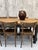French Farmhouse Oak Dining Table with Black Legs, 1950s For Sale - Image 6 of 15