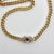 Late 19th Century Victorian 14k Gold Curb Link Diamond and Sapphire Necklace For Sale - Image 4 of 12