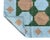 Handmade New Zealand Wool Dhurrie, Sky Blue, Beige and Green Swedish Tile Rug- 78"x88" For Sale - Image 13 of 13