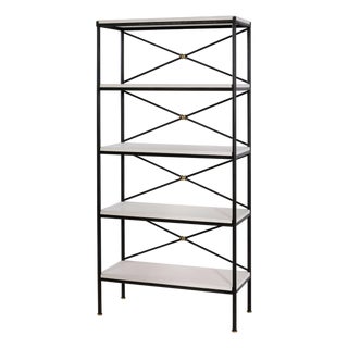 Tara Shaw for Century Furniture Grand Montmartre Etagere-Iron/Brass Knot For Sale