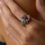 Mid 20th Century Mid 20th Century Retro Ruby Diamond 18k White Gold Cocktail Ring, Size 6.5 For Sale - Image 5 of 6