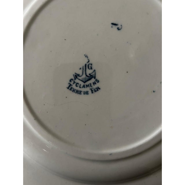 Terre De Fer Dinner Plates from Louis Graves, 1890s, Set of 13 For Sale - Image 12 of 13