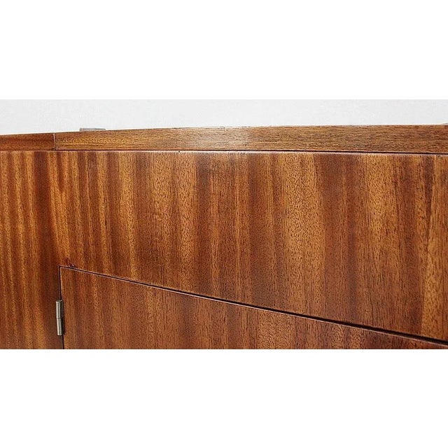 Mahogany Veneer Bar Cabinet, 1950s For Sale - Image 11 of 18