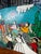 1970s Hand Painted Folk Art Wedding Scene on Wooden Fish Art Piece For Sale In Atlanta - Image 6 of 12