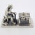 Vintage Italian Handmade Sterling Silver Cobblers Workshop Figurine, 1980s For Sale - Image 4 of 14