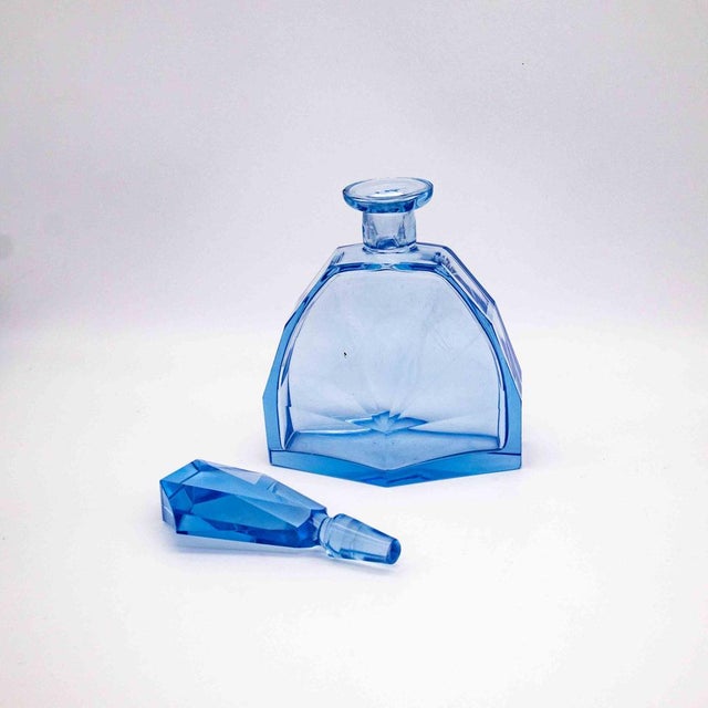 Art Deco Liquor Set by Moser, 1920s, Set of 5 For Sale - Image 3 of 8