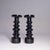 Pikku-Majakka Candleholders in Glass by Oiva Toikka for Nuttajärvi, Finland, 1960s, Set of 2, in Very Good conditions....