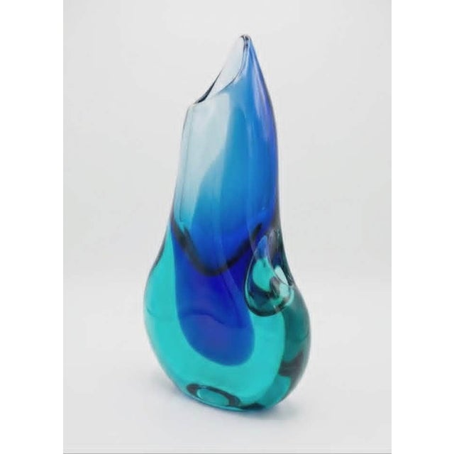 Vase Bohemian Vase from Železny Brod, 1960s For Sale - Image 4 of 7