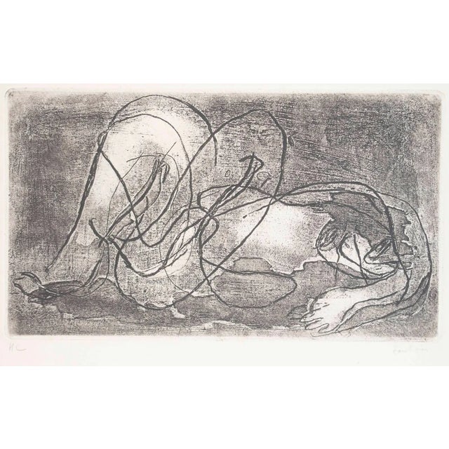 Nu - Original Etching by J. Fautrier - 1941 1941 For Sale