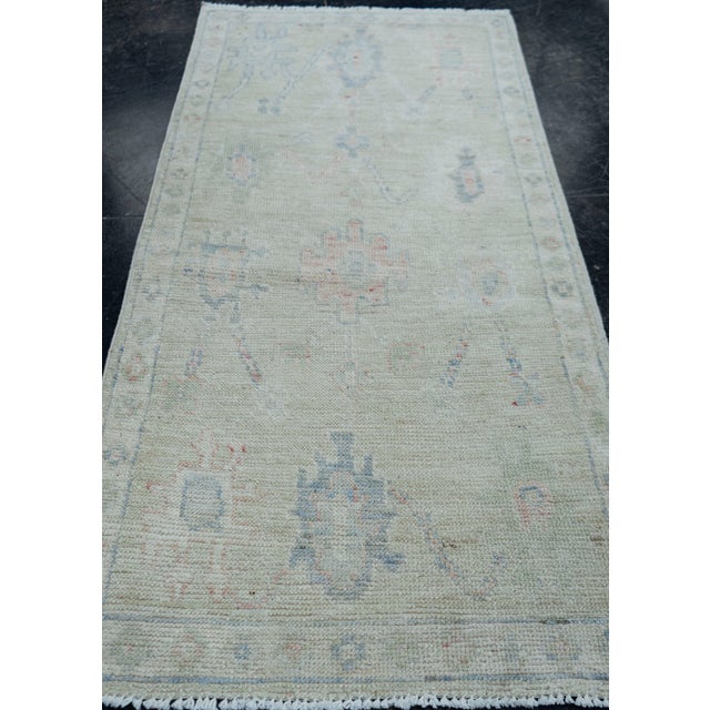 Early 21st Century Oushak Rug 2'1" x 4'5" #17146 For Sale - Image 5 of 8
