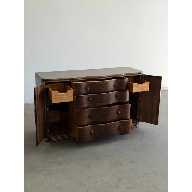 Vintage Art Deco Wavy Sideboard For Sale - Image 13 of 18