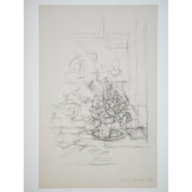 A. Giacometti, Vaso con Pianta, 1963, Lithograph For Sale - Image 4 of 9