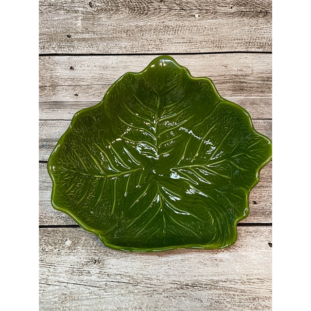 California Pottery Vintage California Pottery Sequoia Ware Salad Service Set, 7pcs, Very Rare For Sale - Image 4 of 12