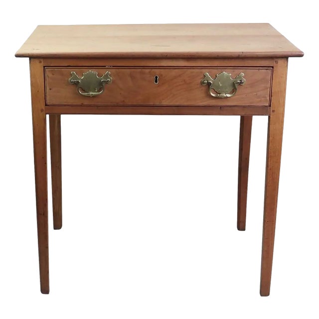 Small Antique English Gustavian Style Fruitwood Side Table, 1800 For Sale