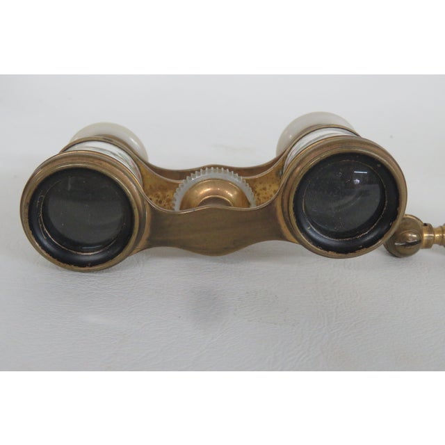 Bronze P Bettanini Ottico via Roma 146 Napoli Opera Theater Binoculars 4544b For Sale - Image 8 of 15