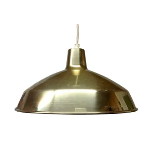 1950s Danish Modern Brass Pendant Light