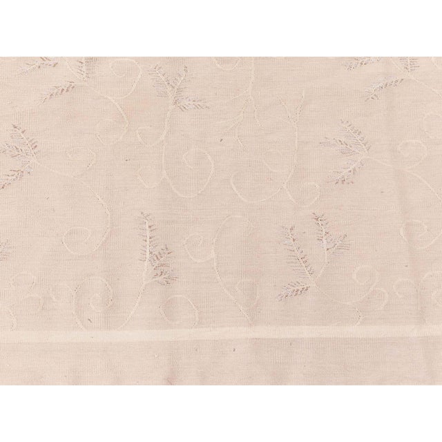 Contemporary Aubusson design beige rug by Eric Cohler for Doris Leslie Blau Size: 5'10" × 8'8" (177 × 264 cm). This...