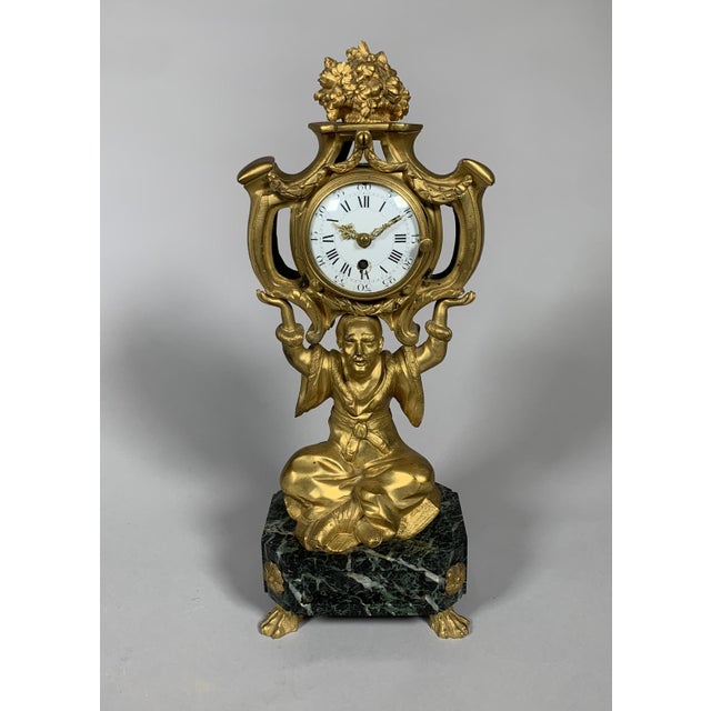 Antique Chinese-Style Clock, 1800s For Sale - Image 12 of 12