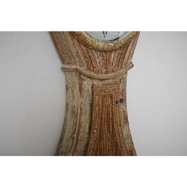 Antique Swedish Long Case Clock, Rococo and Neoclassical Period For Sale - Image 10 of 14