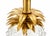 Metal Vintage Hollywood Regency Pineapple Glass & Gilt Metal Table Lamp For Sale - Image 7 of 7