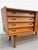 Wood Mid Century Modern Styled Apartment Sized Asymmetrical Credenza / Media Stand / Sideboard For Sale - Image 7 of 12