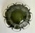 Murano Style Olive Green Bullicante Art Glass Bowl Trinket Dish Ashtray For Sale - Image 9 of 10