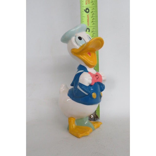 1960s Donald Duck Ceramic Figurine 1960s Original Dan Brechner Licensed Disney 4834b For Sale - Image 5 of 14