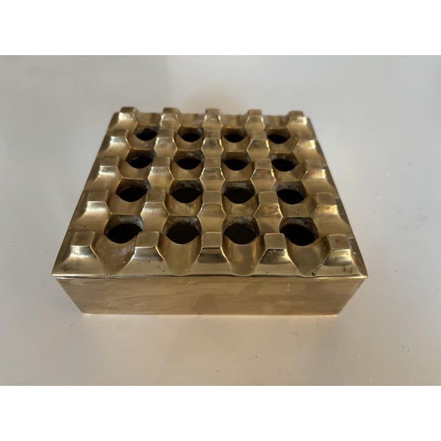 Vintage Ultima 15 Brass Ashtray by Holger Bäckström & Bo Ljungberg, 1960s For Sale - Image 4 of 13