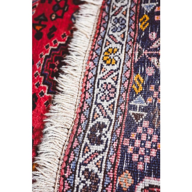Vintage Middle Eastern Abadeh Wool Rug For Sale - Image 3 of 6