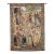Medieval Trumpeters Handwoven Tapestry - 170 X 122 Cm (5'7" X 4'0") - Requires Rod Size 3 For Sale