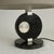 Black Marble and Silver Table Lamp, 1970s For Sale - Image 4 of 7