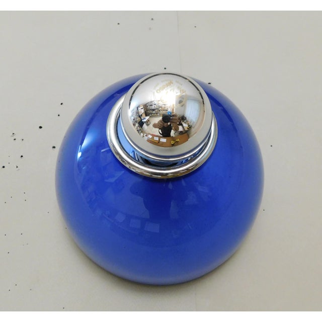 1970s 1970s Blue Tilos Sconces by Ernesto Gismondi for Artemide, a Pair For Sale - Image 5 of 10