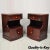 Pair Vtg Chinese Chippendale Flame Mahogany 2 Drawer Nightstands Bedside Tables For Sale - Image 13 of 13