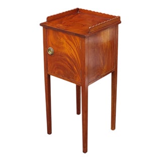 Late Victorian Mahogany Bedside Cabinet from Shoolbred, London, United Kingdom For Sale