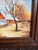 Vintage Stone Barn Painting By, Dorothy Smith Oil on Canvas, Framed For Sale - Image 4 of 7