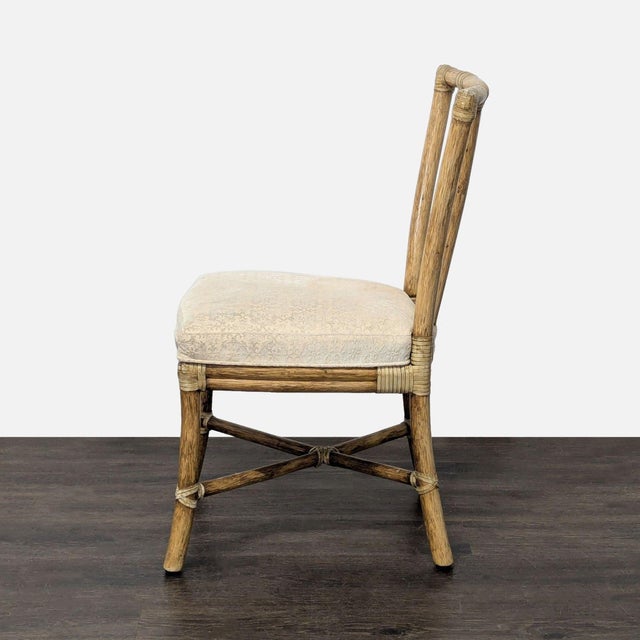 Set of Ten McGuire Bamboo Dining Chairs For Sale - Image 9 of 18
