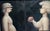 Jeanne Lorioz, Adam and Eve Original Diptych, Oil on Canvas, 2000s, Framed For Sale - Image 8 of 8