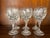 Traditional Villeroy & Boch Anemone Etched Floral Crystal Wine Glasses - Set of 6 For Sale - Image 3 of 12