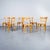 Honey Bentwood Dining Chairs from Baumann, 1950s, Set of 6 For Sale - Image 12 of 12