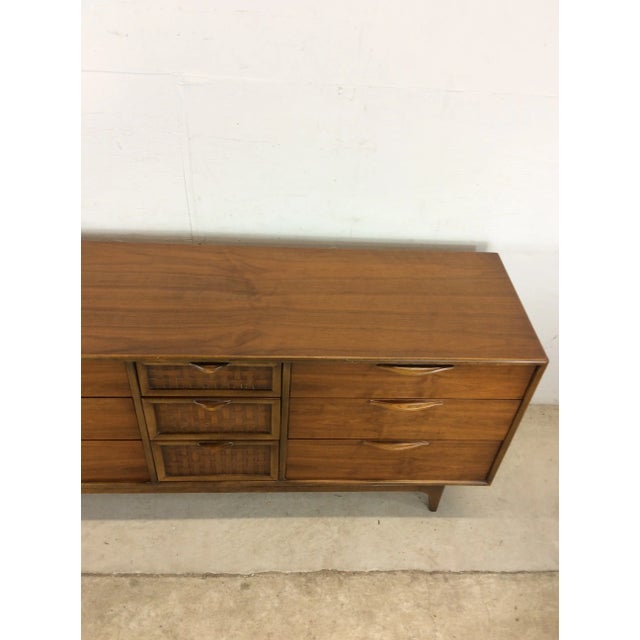 Mid Century Modern Lowboy Dresser by Perspective Series From Lane Furniture For Sale - Image 10 of 12