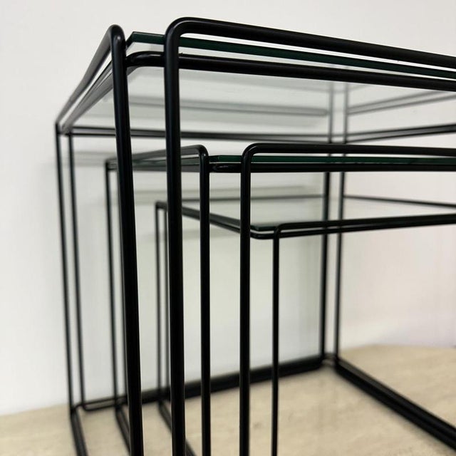 1970s Max Sauze Isocele nesting tables 1970’s design For Sale - Image 5 of 8